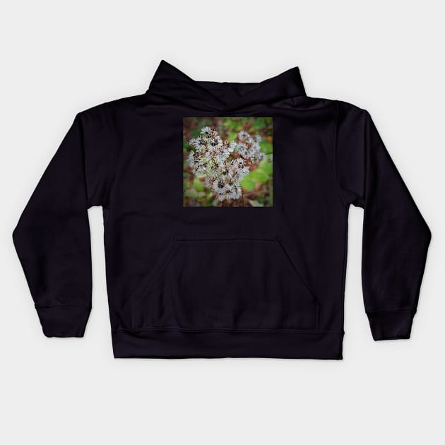 Flower Heart Kids Hoodie by Rebekah Slick